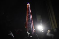 Corea del Sur derriba la torre con forma de árbol de navidad situada en la frontera con Corea del Norte