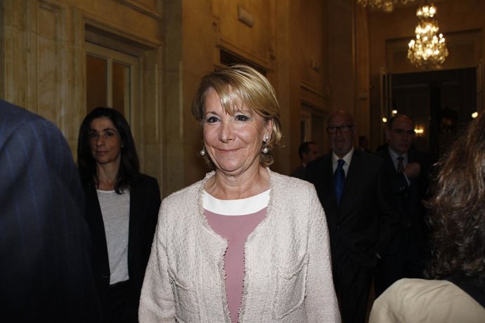 La presidenta del PP de Madrid, Esperanza Aguirre