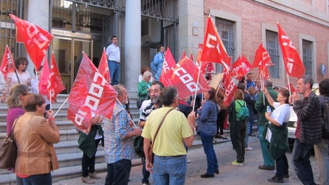 Protesta trabajadores Raspeig