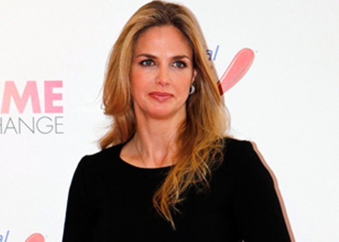 Genoveva Casanova en ela presentación de Kelloggs