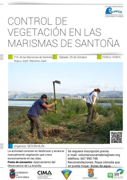 Cartel de la actividad