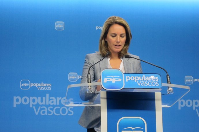 La presidenta del PP vasco, Arantza Quiroga
