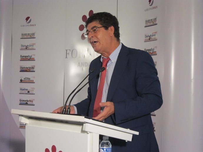 El  vicepresidente de la Junta de Andalucía en Huelva, Diego Valderas. 