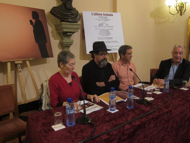 Presentación del espectáculo 'Lúltima trobada' de Sándor Márai