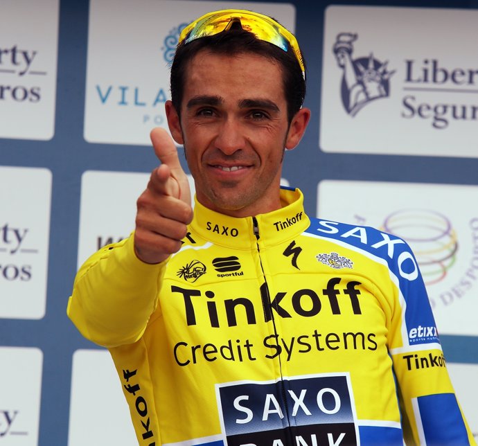 Alberto Contador en la Vuelta al Algarve