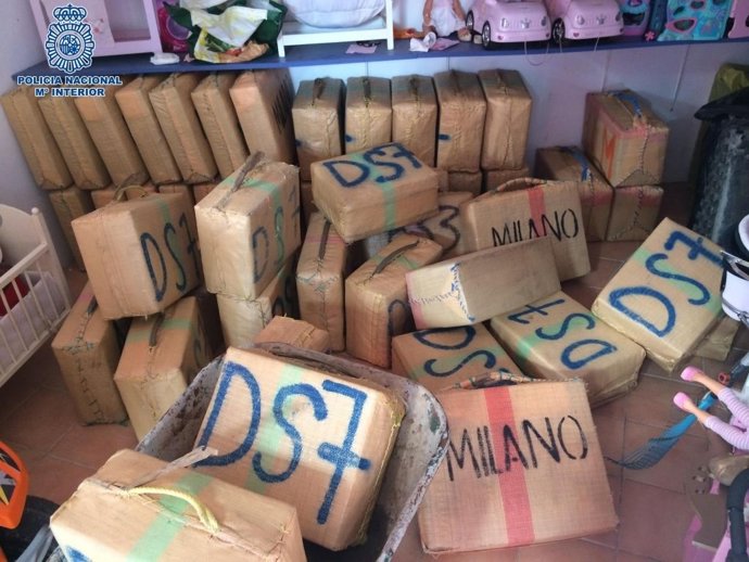 Hachís interevenido en la 'Operación La Pedra'