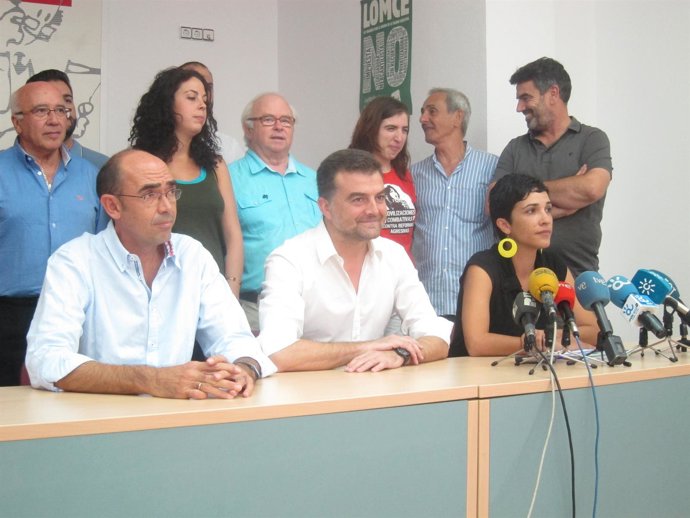 Maillo zorrilla y morillas en rueda de prensa iu