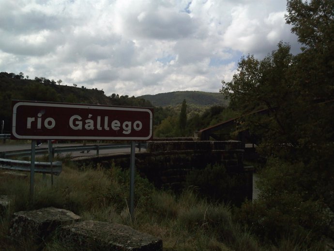 Río Gállego, En Huesca, Cartel
