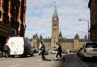 La Policía de Canadá mata a tiros en el Parlamento a un hombre armado