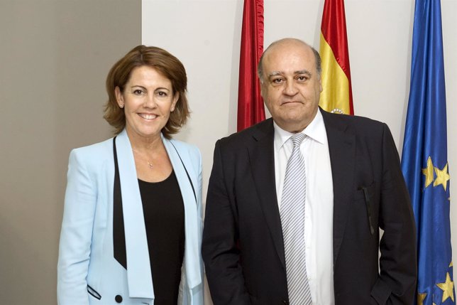 Yolanda Barcina y Joaquín Galve.