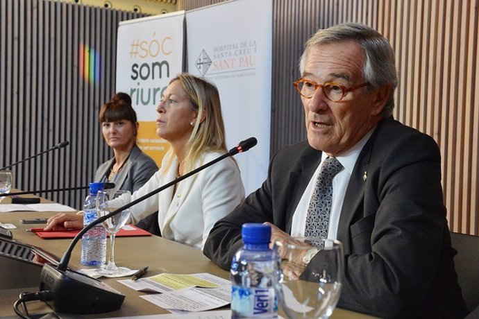 Presentación de un acuerdo entre el Casal dels Infants y el Hospital Sant Pau