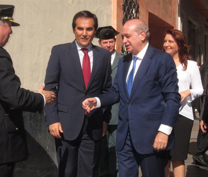 José Antonio Nieto con Jorge Fernández Díaz y Carmen Crespo