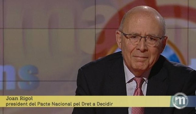 El expresidente del Parlament Joan Rigol