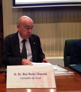 El conseller de Salud de la Generalitat, Boi Ruiz.