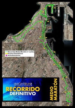 Recorrido LPA Night Run