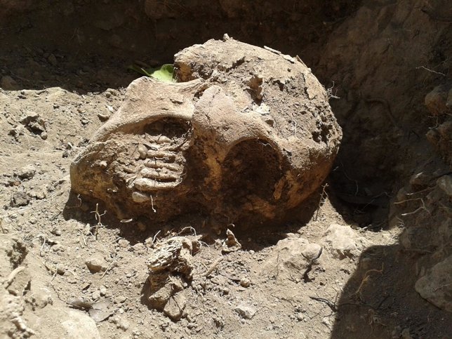 Yacimiento funerario en yucatán