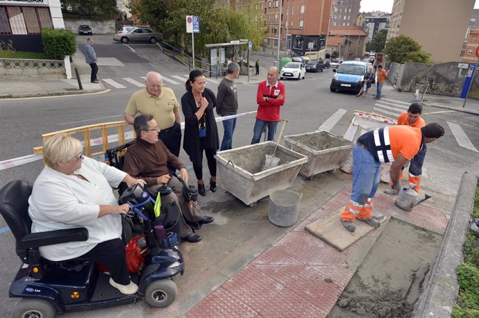 Mejora de la accesibilidad en la calle del Monte