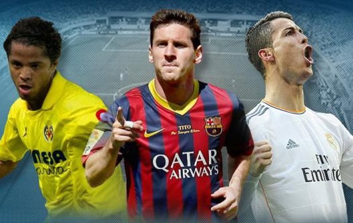 Giovani, Messi y Cristiano Ronaldo