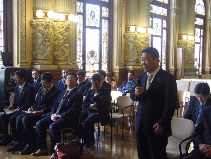 Delegación japonesa en el Ayuntamiento