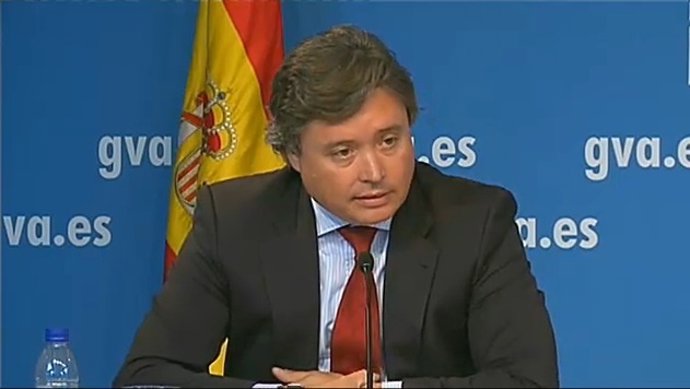 El consleler de Gobernación, Lusi Santamaría 