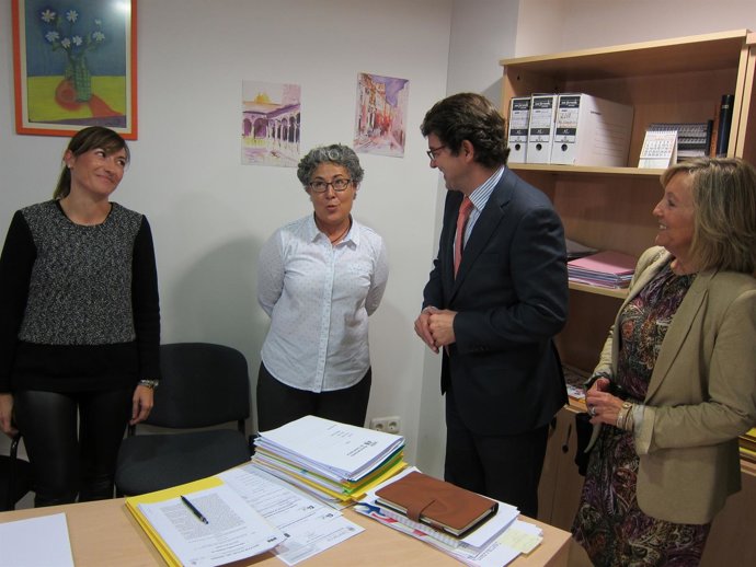 Visita del alcalde de Salamanca y del delegado territorial de la Junta