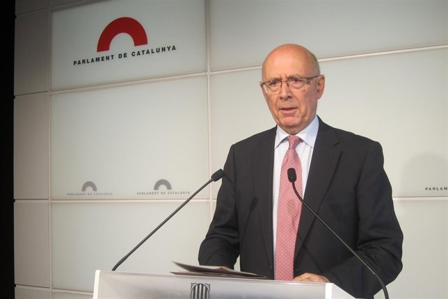 El presidente del Pacte Nacional pel Dret a Decidir, Joan Rigol