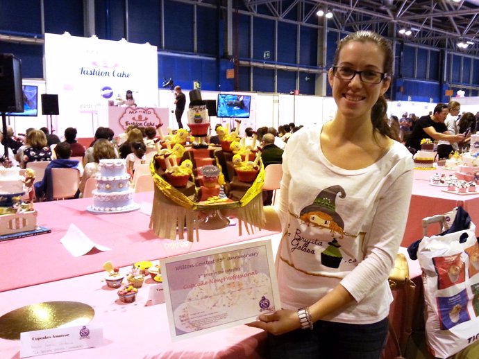 La cántabra María Cerezo, campeona de Europa de cupcakes