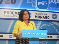 El PP extremeño asegura que el PSOE "cobró" dinero al Estado mientras gobernaba "por dependientes que habían fallecido"