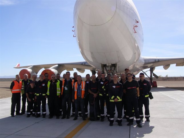 Los bomberos de la DPT han participado en un curso en el Aeropuerto
