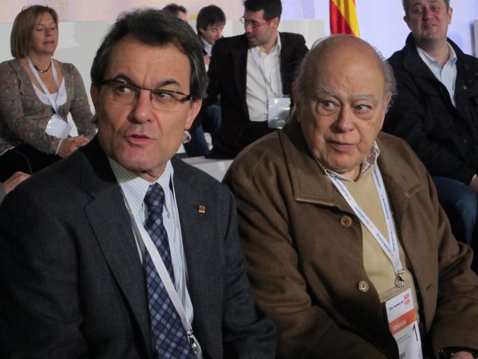  Artur Mas Y El Expresidente De La Generalitat Jordi Pujol