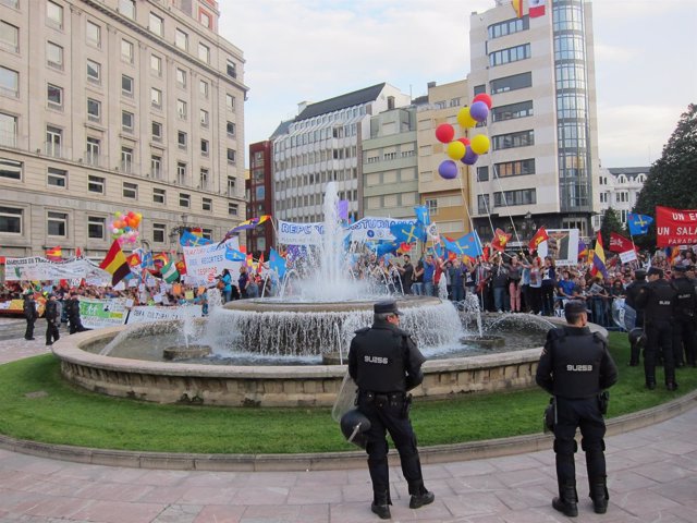 Protestas ante los Premios Príncipe. 