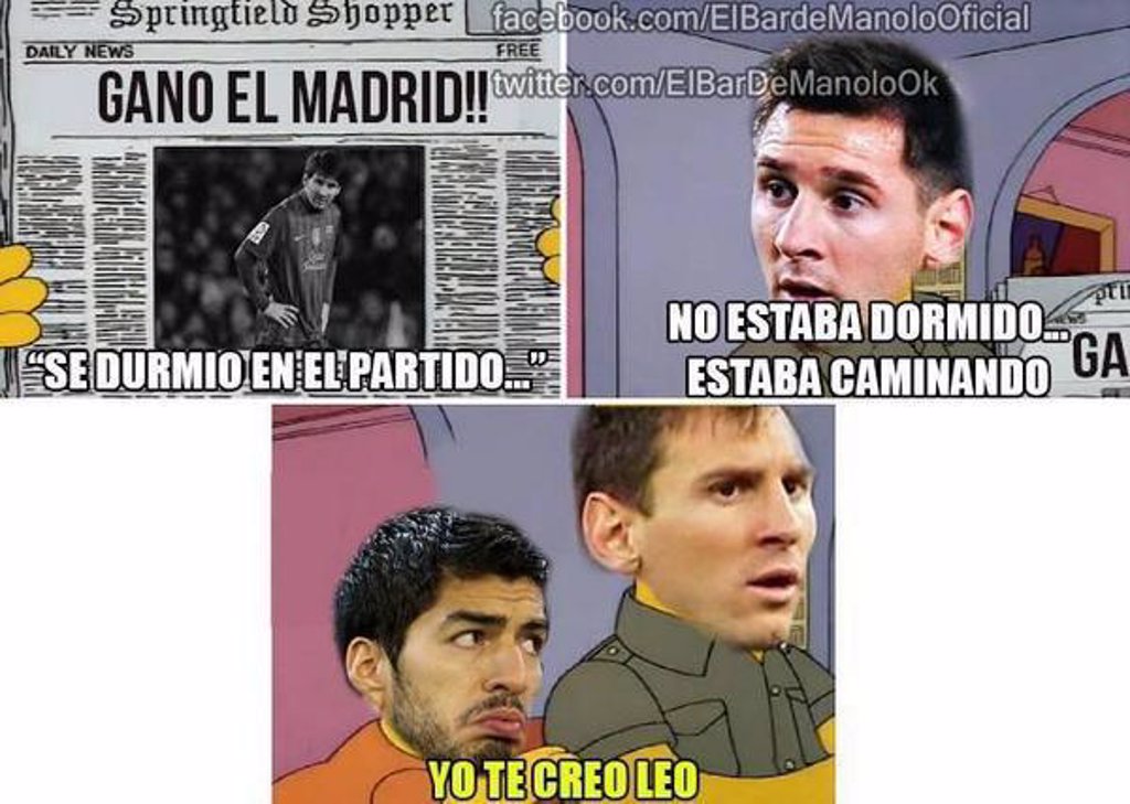 Recopilación De Los Mejores Memes Del Clásico Real Madrid Vs Fc Barcelona