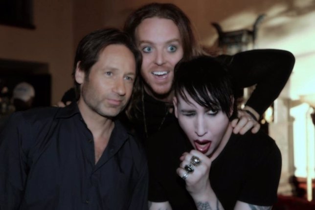 David Duchovny, Marilyn Manson y Tim Minchin
