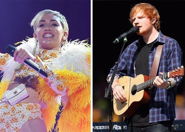 Ed Sheeran pide perdó a Miley Cyrus por llamarla stripper