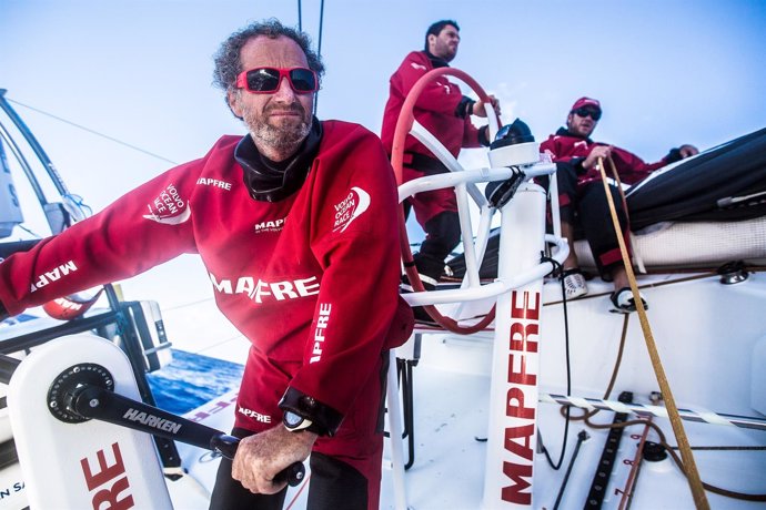 Michel Desjoyeaux Anthony Marchand Ñeti Cuervas-Mons MAPFRE VOR Volvo Ocean Race