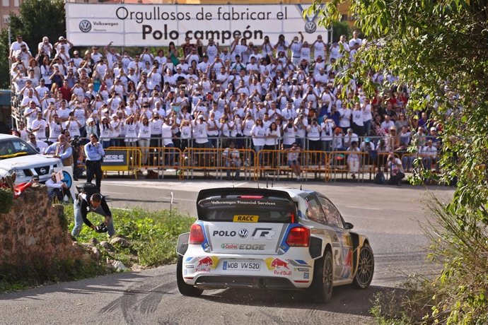Grada trabajadores Volkswagen Navarra Rally Catalunya España