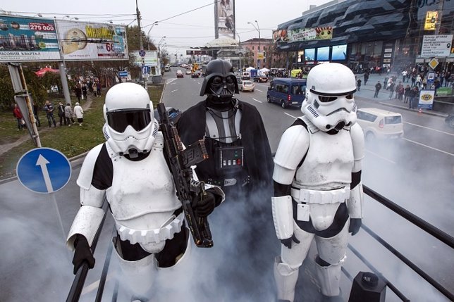 Darth Vader, representante del Partido de Internet de Ucrania