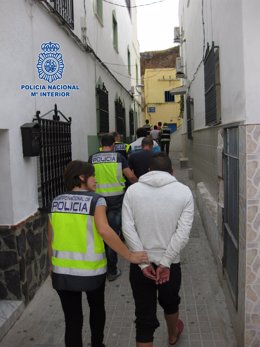 Detenciones en el barrio de Antonia Díaz de Jaén