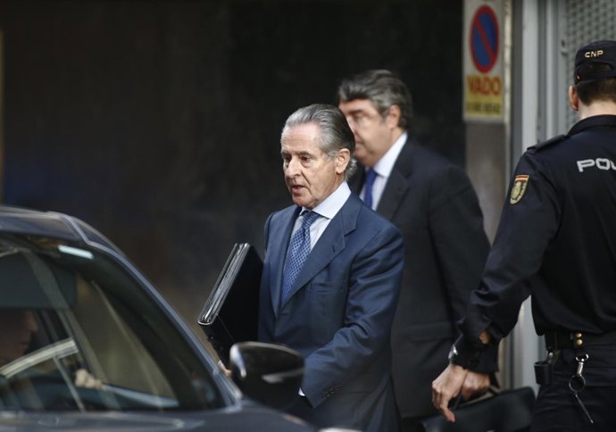 Miguel Blesa tras declarar en la Audiencia Nacional