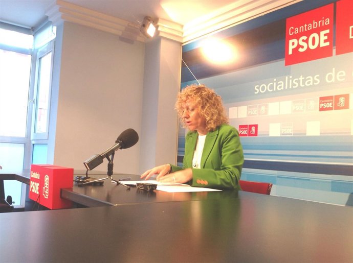 La secretaria general del PSC-PSOE, Eva Díaz Tezanos