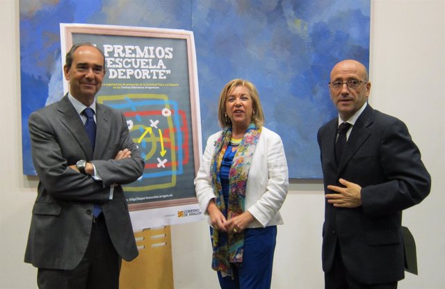 Presentación de los I Premios 'Escuela y Deporte', de Ibercaja y DGA