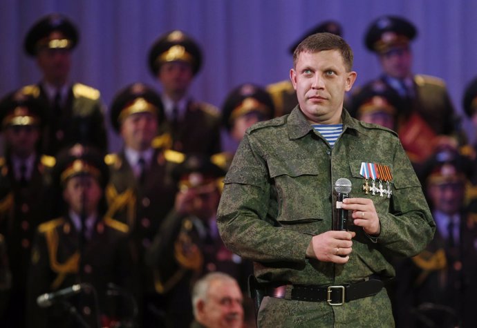 Alexander Zakharchenko, líder separatista ucraniano.