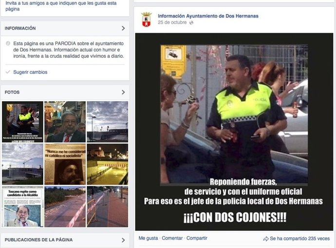 Imagen denunciada por el PA.