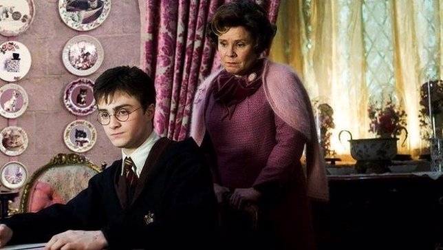 Dolores Umbridge y Harry Potter