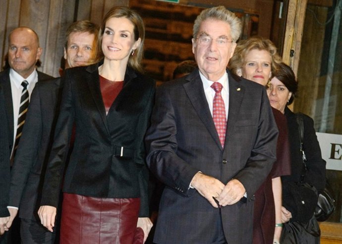 La Reina Letizia durante su visita oficial a Viena27.OCTOBER.2014 - VIENNA - AUS
