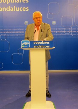 El portavoz de Infraestructuras del PP-A, Jaime Raynaud