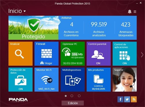 Antivirus Panda en Windows