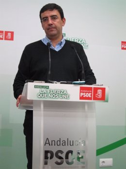 El portavoz del PSOE en el Parlamento andaluz, Mario Jiménez