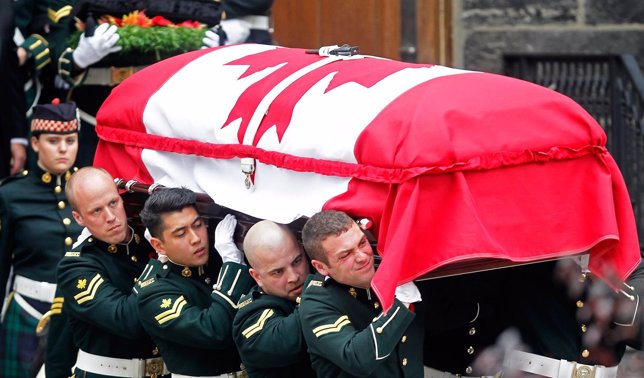 Funeral en Canadá por el soldado asesinado en Ottawa