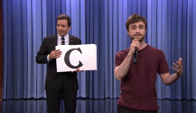 Daniel Radcliffe y su rap imposible en el show de Jimmy Fallon 